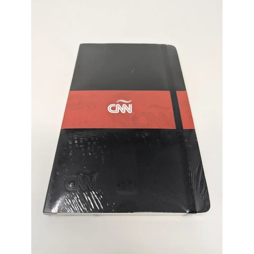 CNN Espanol Spanish Moleskine Reporters Notebook Journal Black New‎ In Plastic